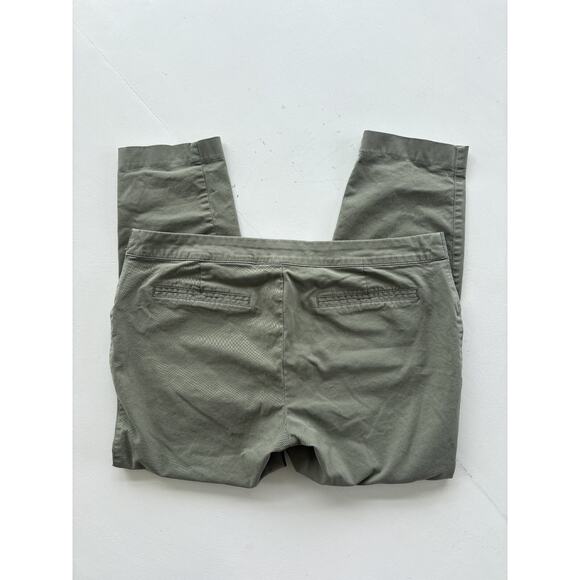 Old Navy Pixie Women's Green Ankle Pants Size 12 Regular - Picture 2 of 5